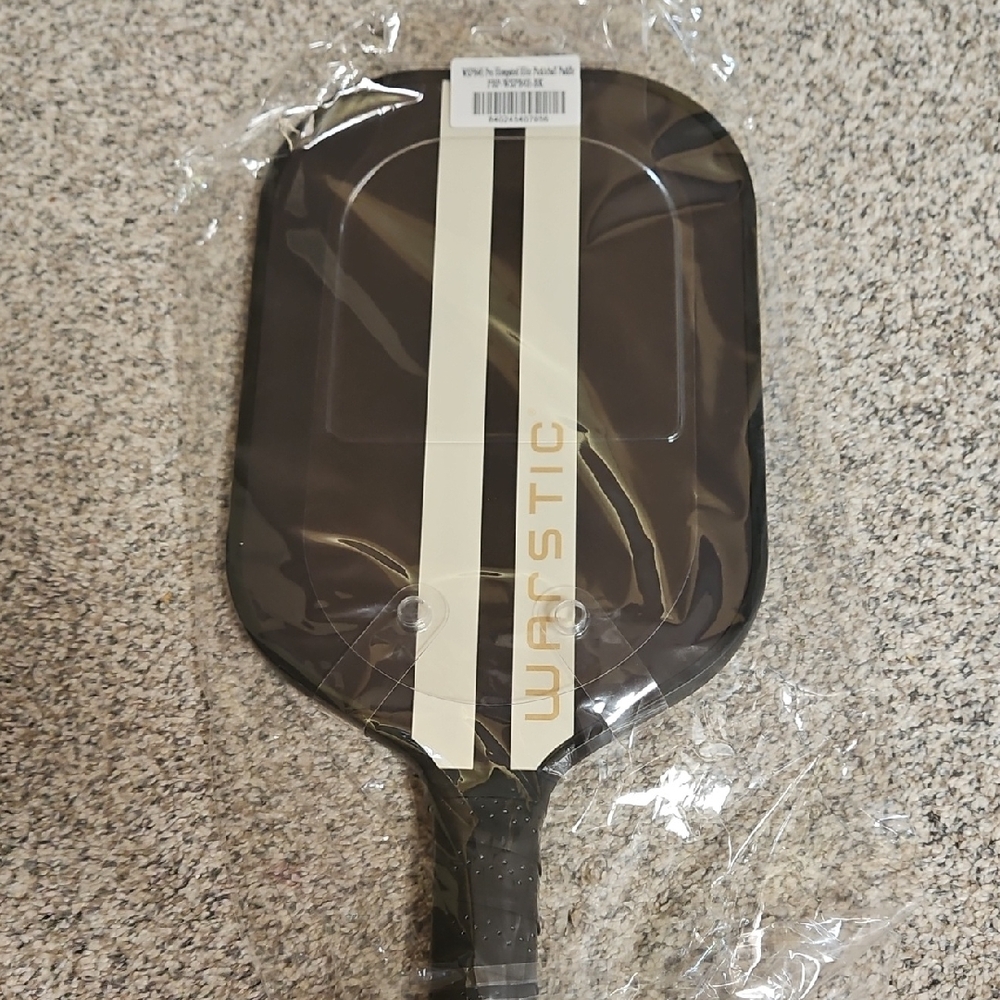 Warstic Black Pickle Ball Paddle And Cover